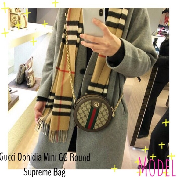 Gucci Handbags - 𝖮𝗉𝗁𝗂𝖽𝗂𝖺 𝖲𝗎𝗉𝗋𝖾𝗆𝖾 𝖱𝗈𝗎𝗇𝖽 𝖡𝖺𝗀